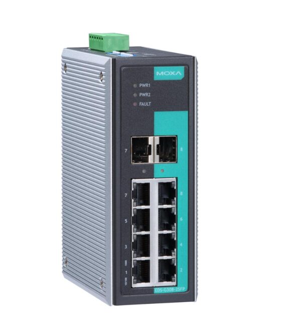 1PC NEW MOXA EDS-G308-2SFP Ethernet Switches