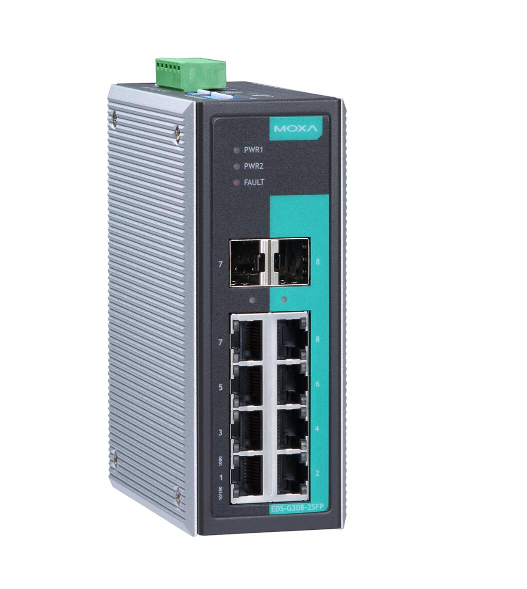 1PC NEW MOXA EDS-G308-2SFP Ethernet Switches – QJYelec.com